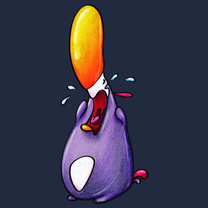 plärrender pinguin