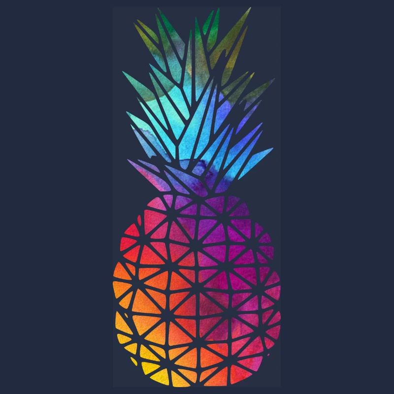 Rainbow pineapple