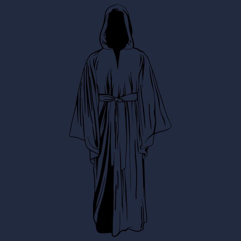 Mönch Illustration Linear