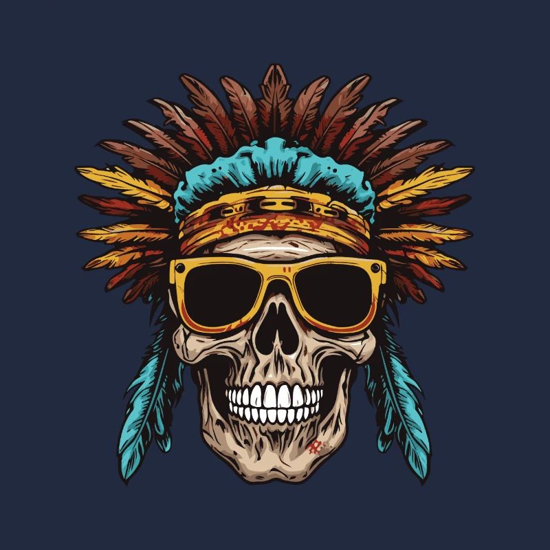 Crâne Apache Indien