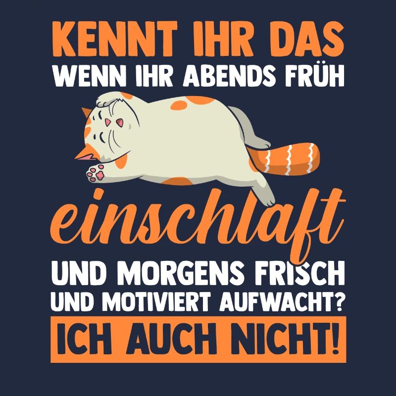 Faulenzer Langschläfer Motivation Katze