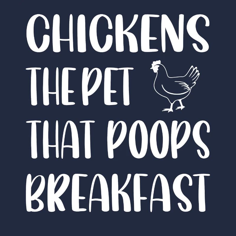 Poulets Le petit-déjeuner de caca d’animal -