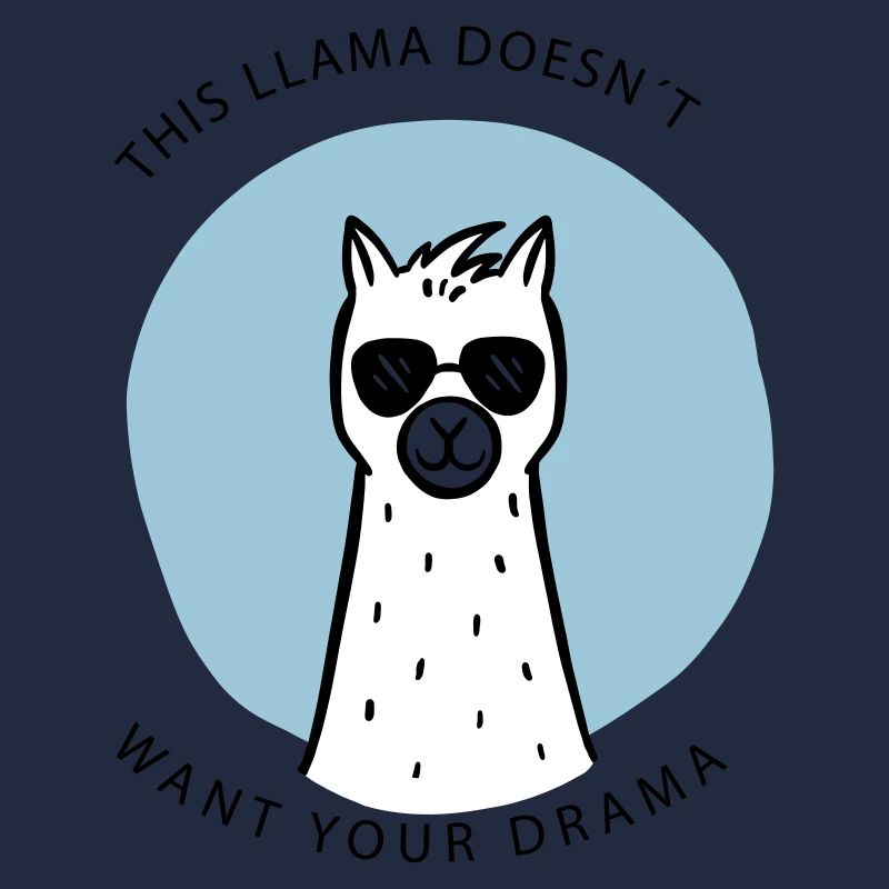 Ce lama ne veut pas de votre drame