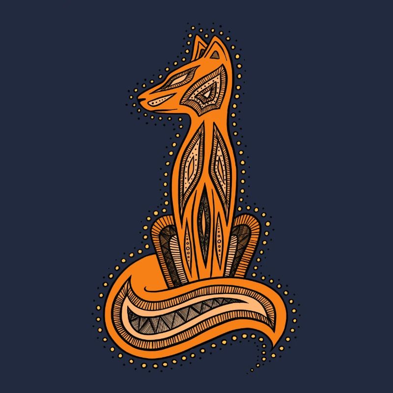 Mandala Fox colour