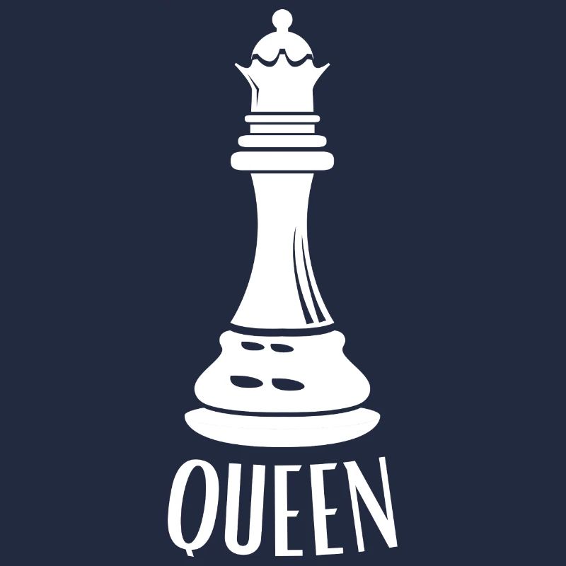Jeu d'échecs Queen Piece Checkmate Nerd Match Mom