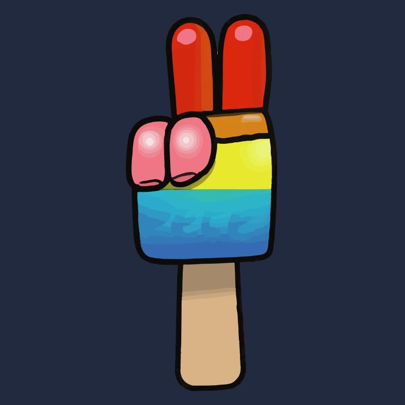 Popsicles Signe de paix Paix