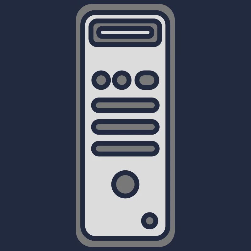 Icon Logo Gehäuse Computer