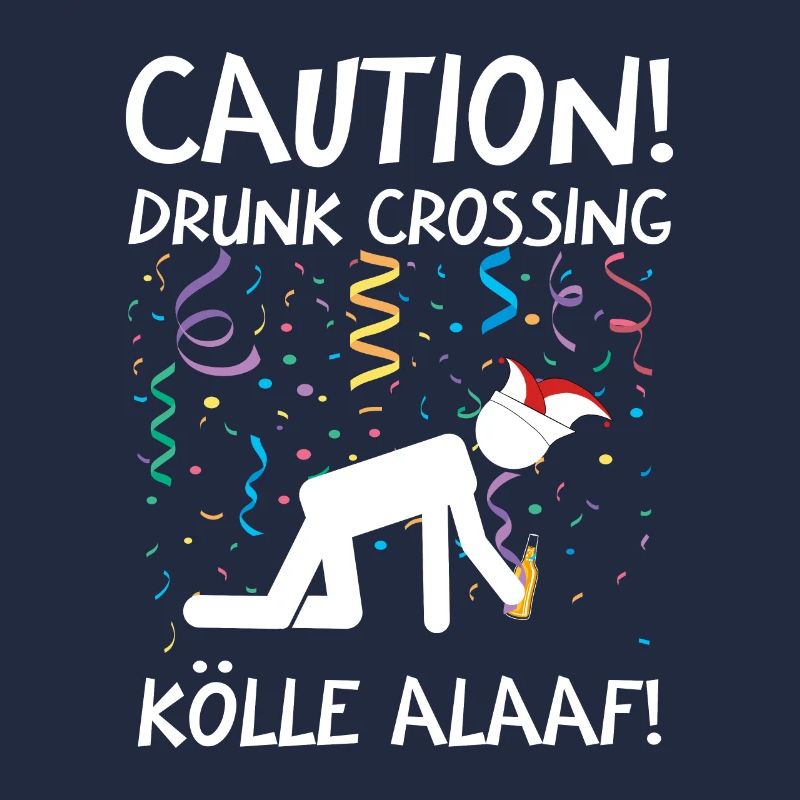 Carnival Costume Kölle Alaaf Cologne Caution Drunk