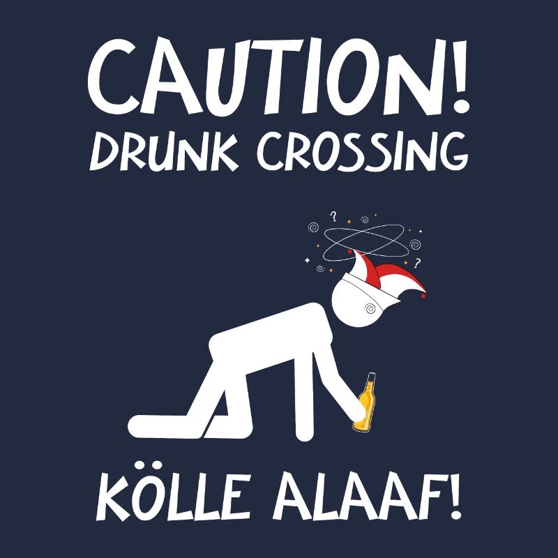 Karneval Kostüm Kölle Alaaf Köln Caution Drunk