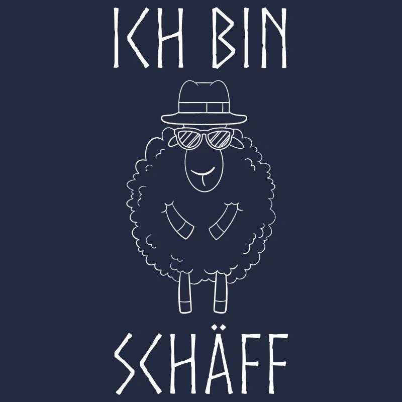 Schaf Chef Schäff witziger Spruch Geschenk