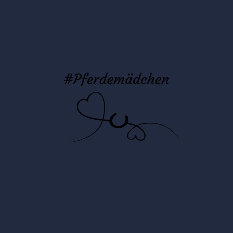 pferdemädchen Hufe Herz Kind Geschenk Geschenkidee
