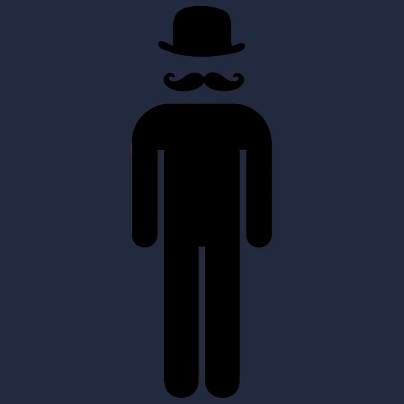 Mann Bart Hut Icon - Gentleman