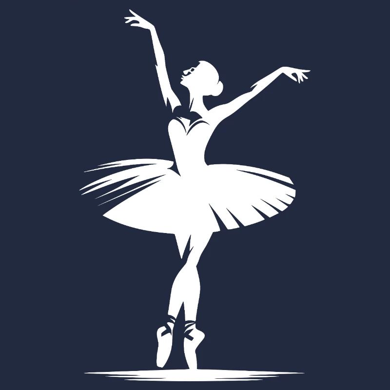 Danseuse avec élégance et pose de danse classique