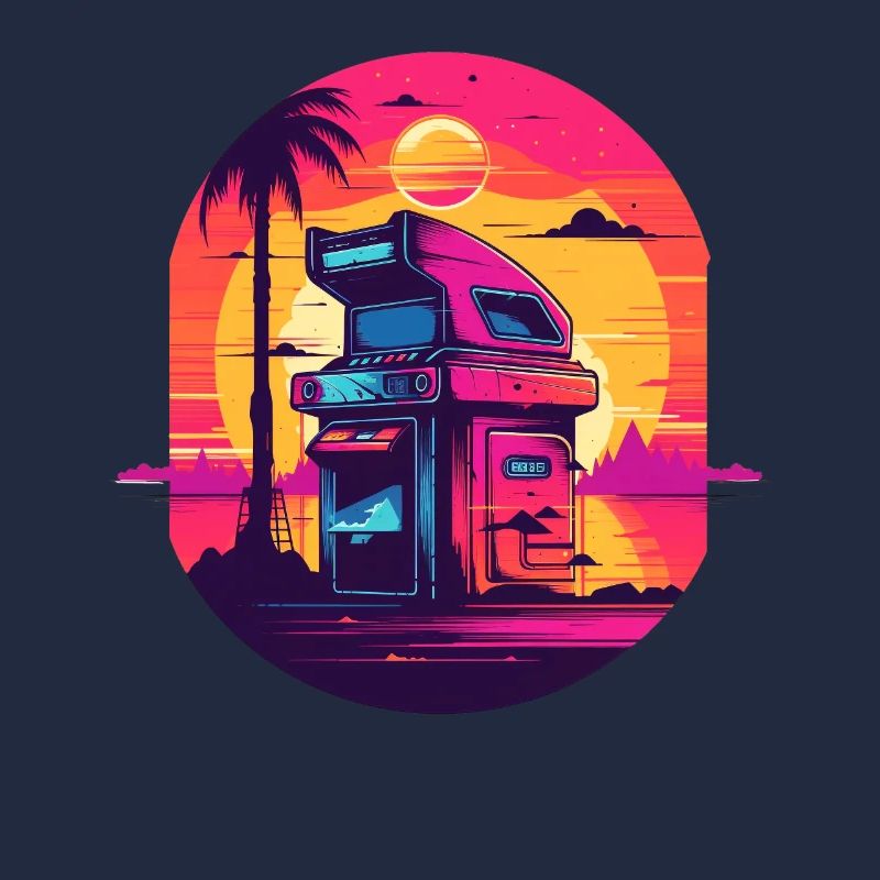 Game Over Arcade-Stil Retro Konsolen-Controller