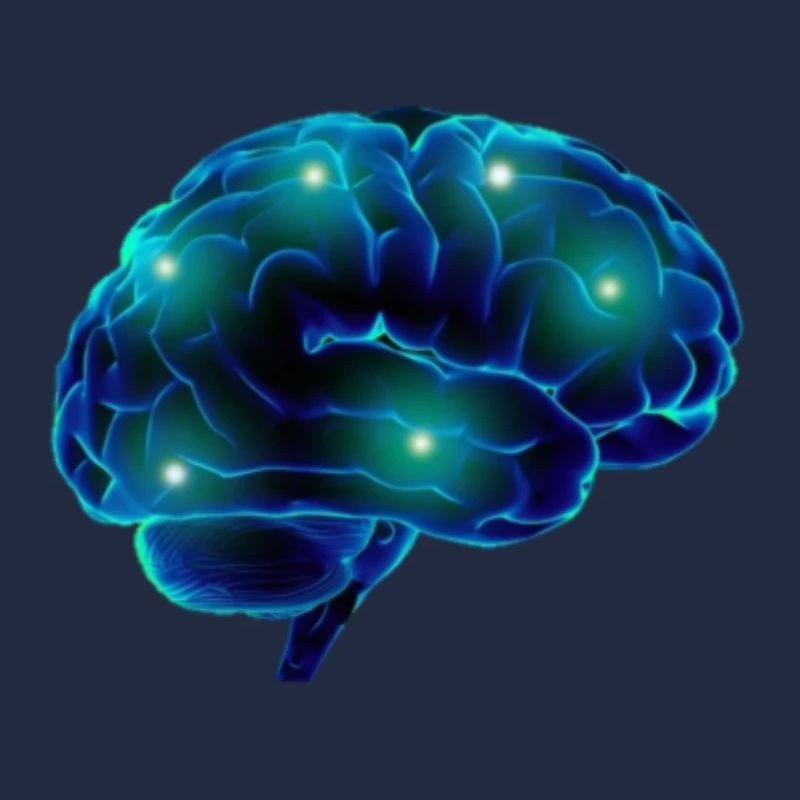 Brain brain blue neurons pathways smart
