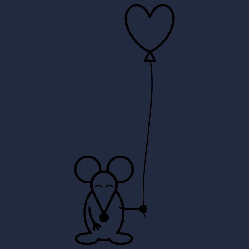 Souris avec ballon à air