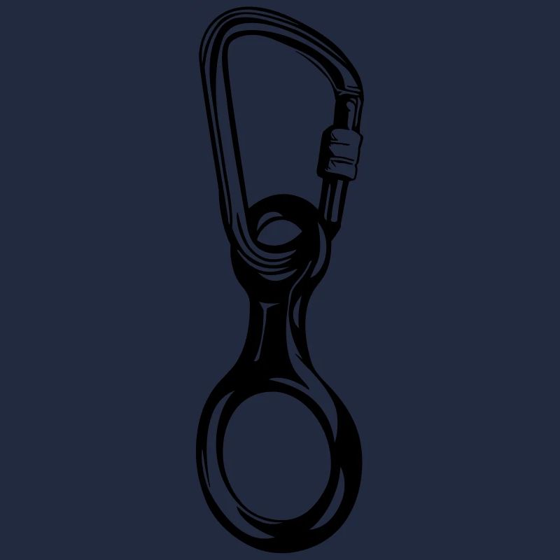 Abseilachter mit HMS-Karabiner