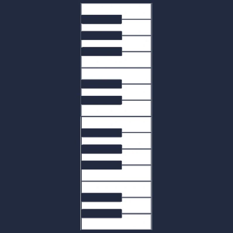 Piano's keyboard
