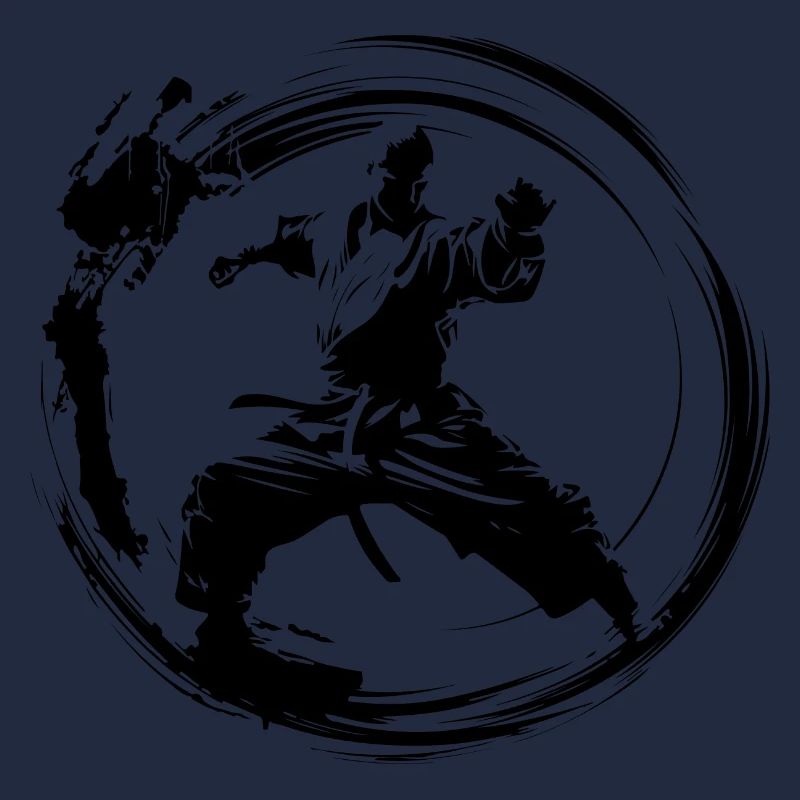 Karaté Silhouette Combattante