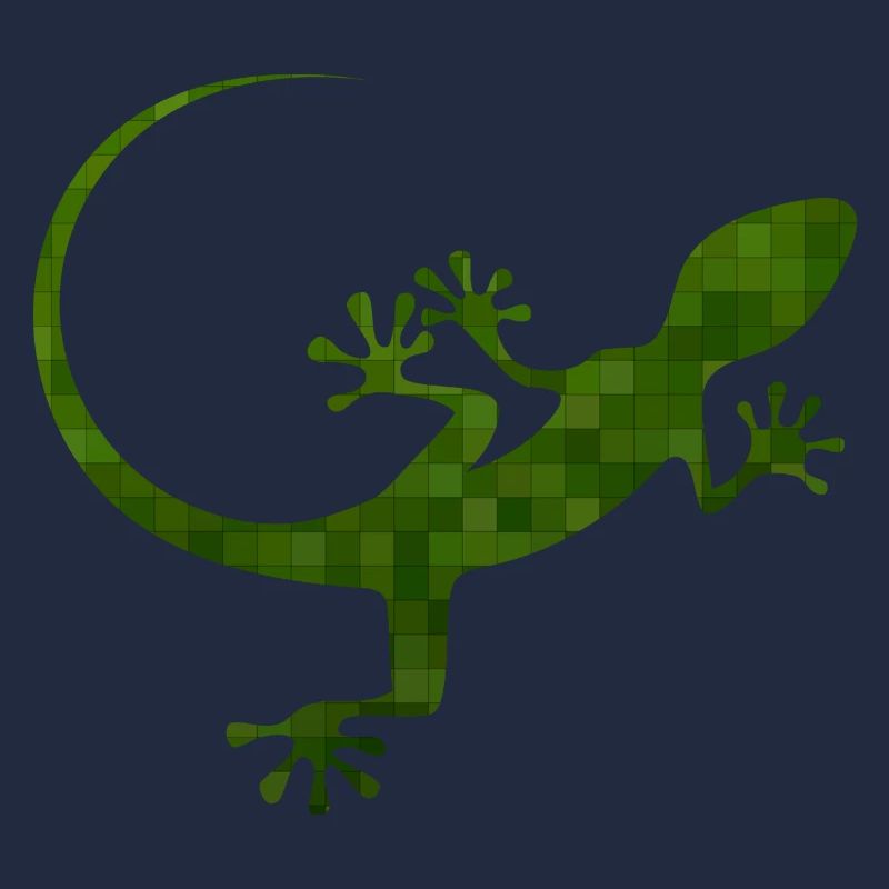 lézard vert