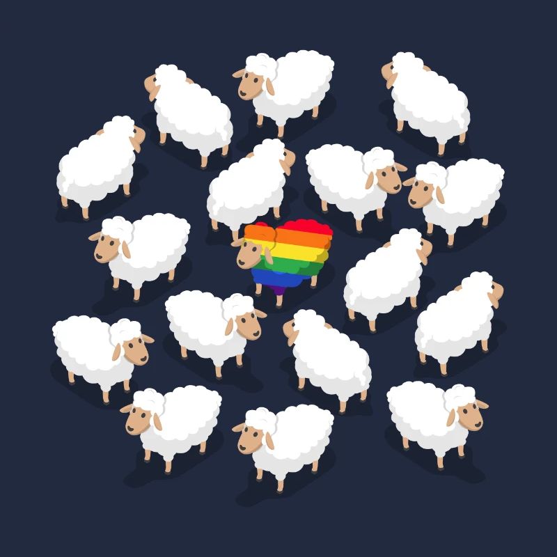 Rainbow Sheep