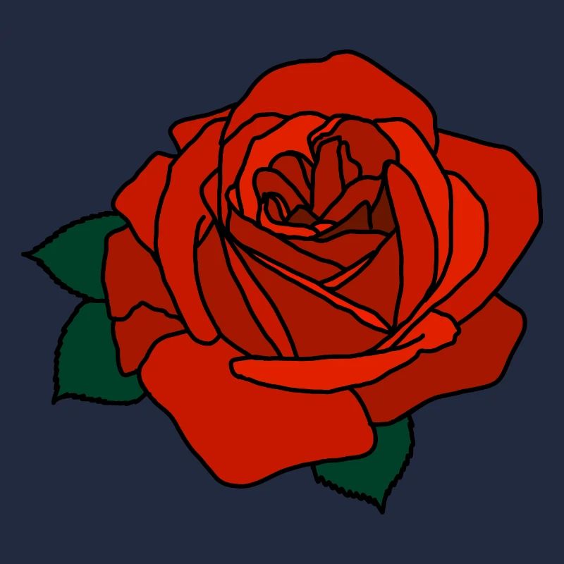 Rose rouge