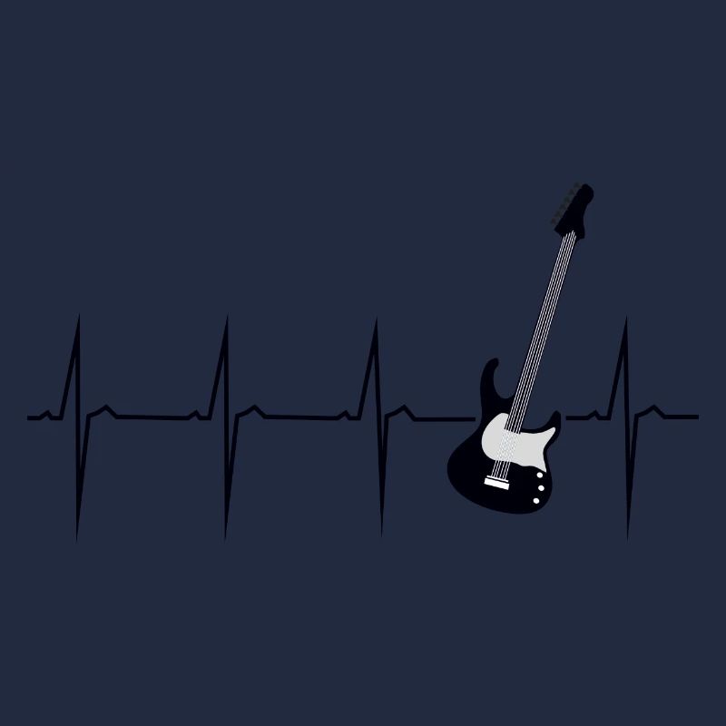 mon cœur bat pour e guitare