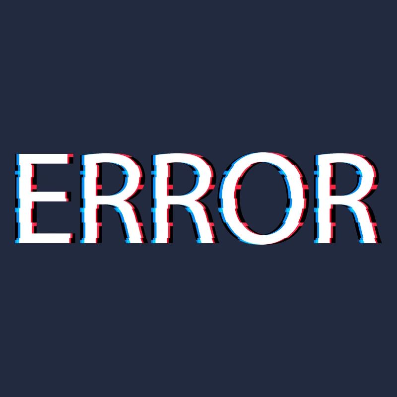 Error Design mit coolem Glitch Effekt
