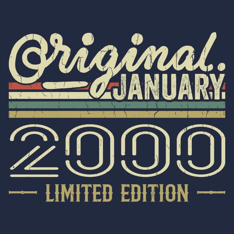 Janvier 2000 anniversaire Janvier 2000 cadeau 2000