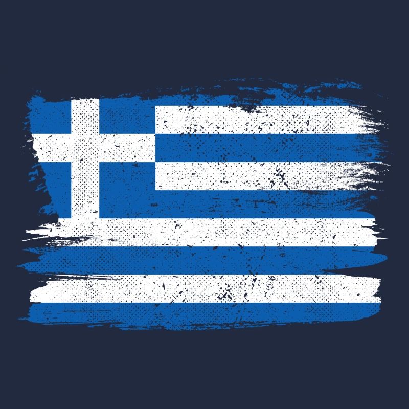 Drapeau de la Grèce Drapeau de la paix Vintage