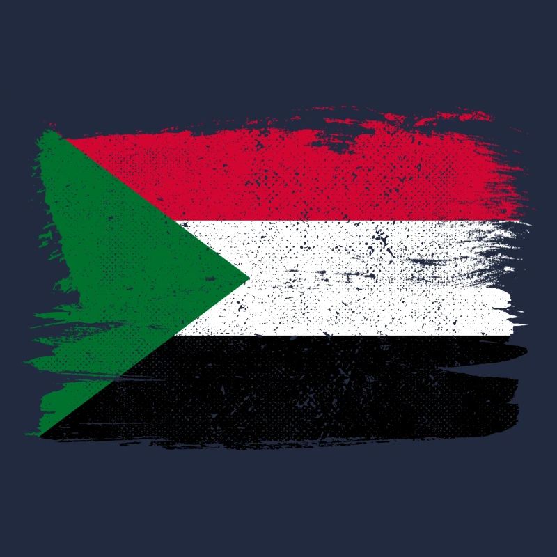 Drapeau du Soudan drapeau paix Vintage