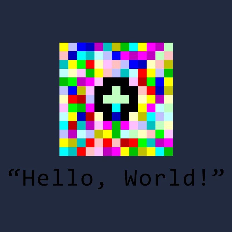 Hello World in Piet Programmiersprache