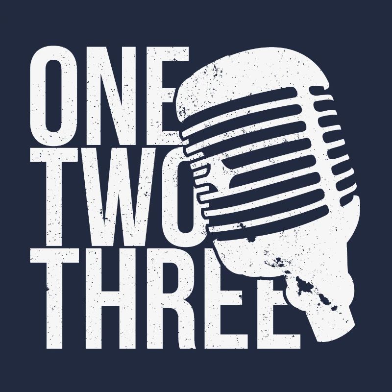 Un Deux Trois Microphone (blanc)