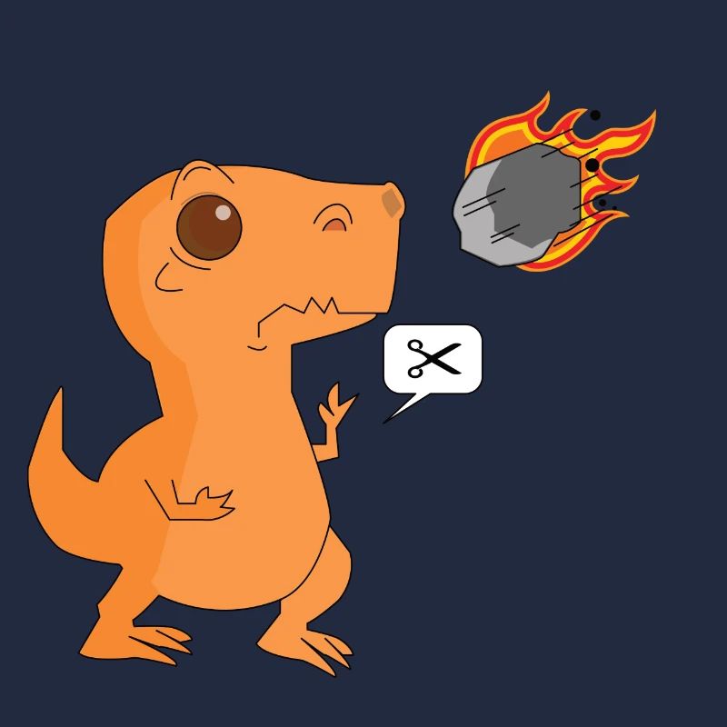 Dinosaure pierre papier ciseaux