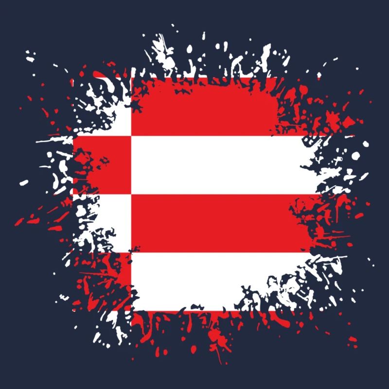 Drapeau de Brême éclaboussures de taches de couleur