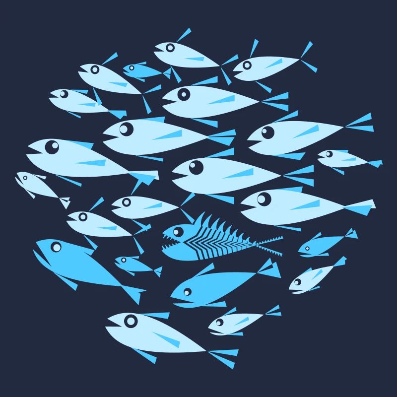 Fisch Cyan