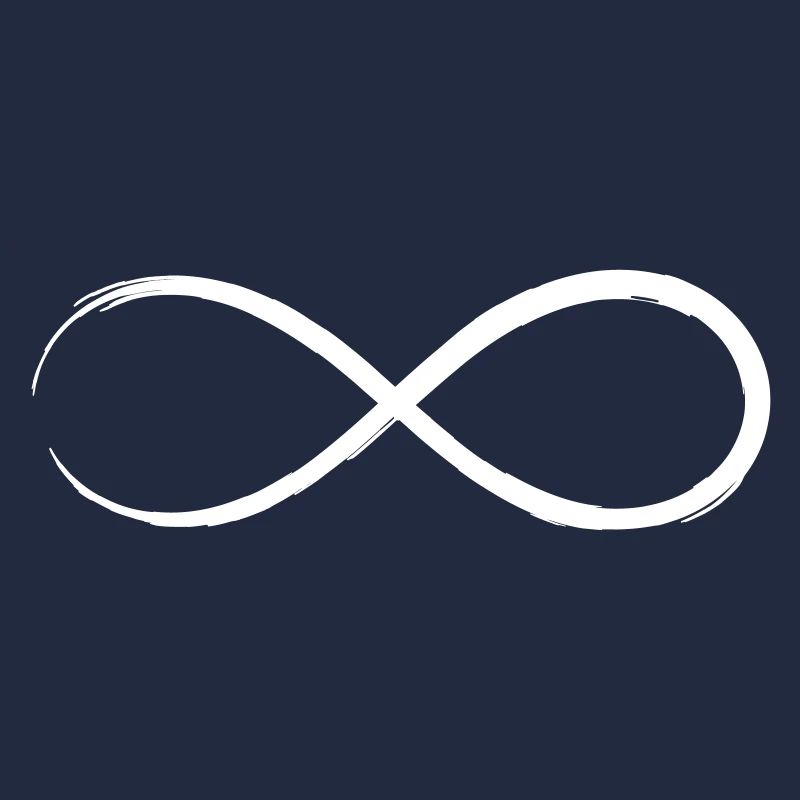 Symbole de signe infini infini