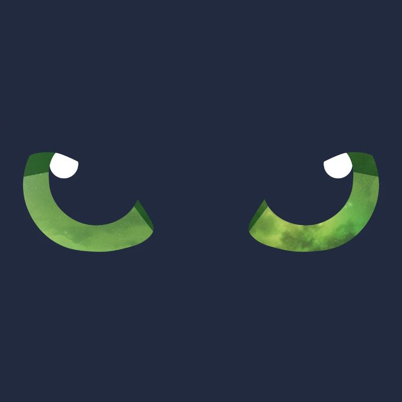 Yeux de chat Vert