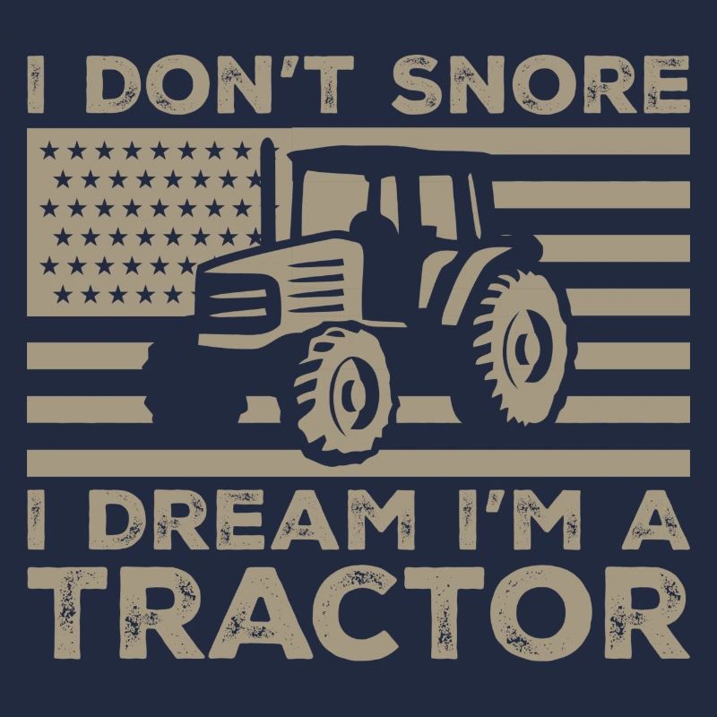 Ich schnarche nicht, ich träume, ich bin ein Traktor