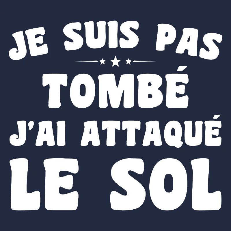 je suis pas tombé j'ai attaqué le sol