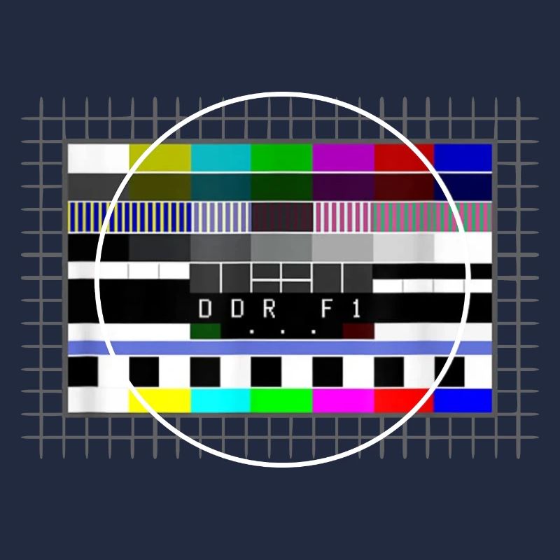 DDR Testbild Retro Ostalgie 80er Jahre