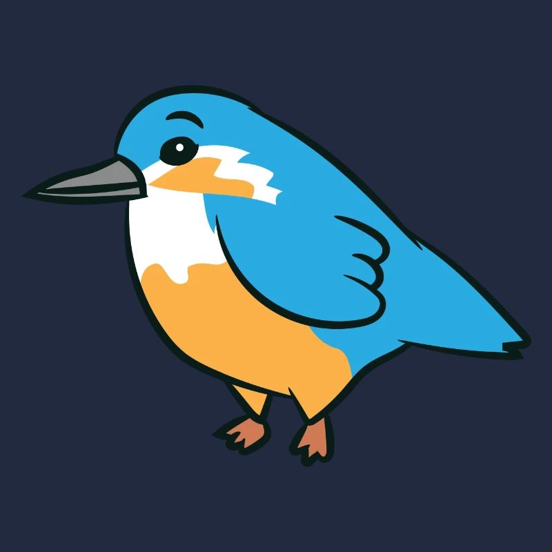 Eisvogel - Illustration