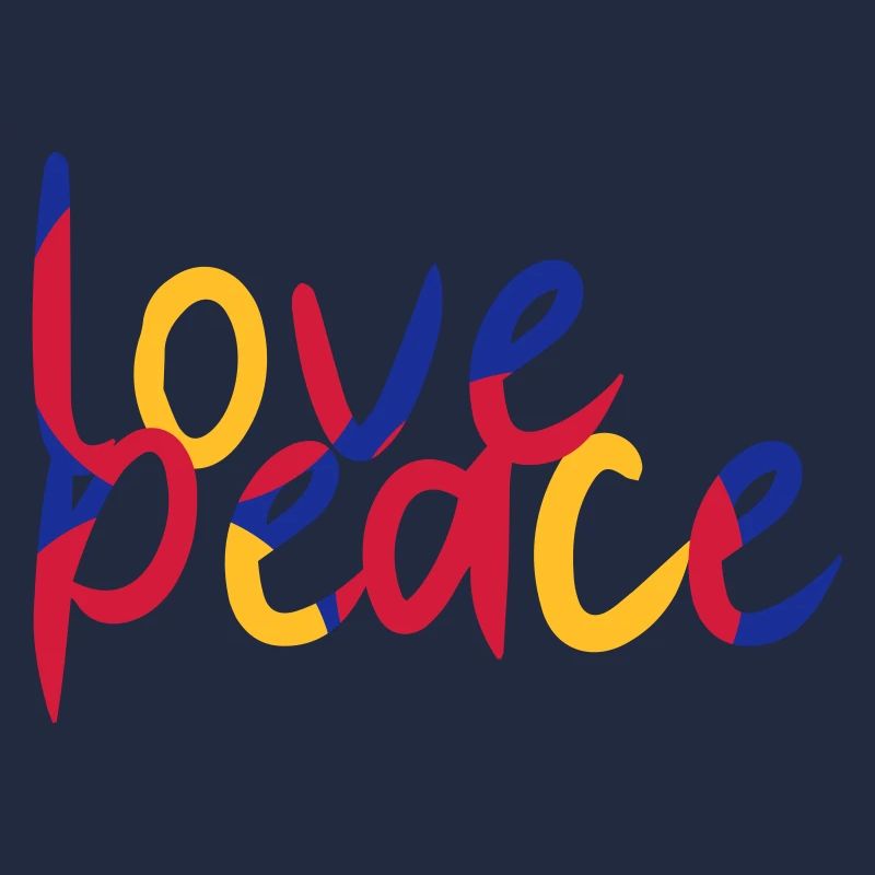 Love Peace. Statement for peace.