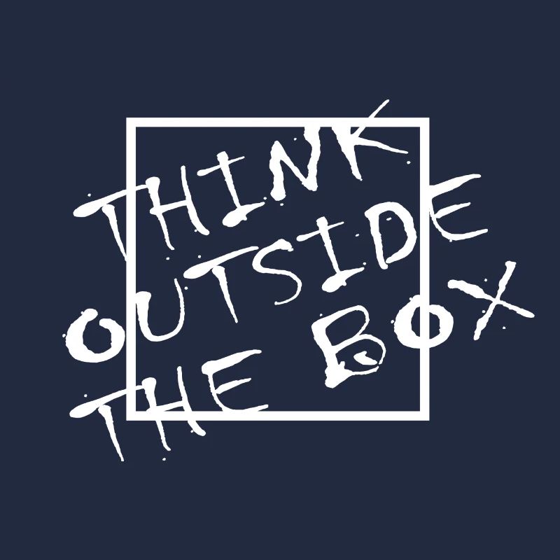 Think Outside The Box Querdenker Geek Geschenk