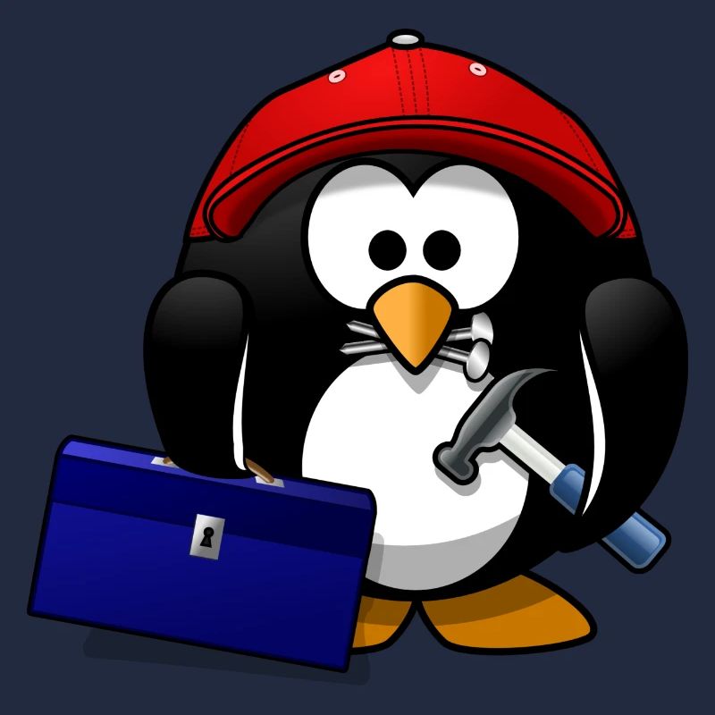 Handwerker Pinguin