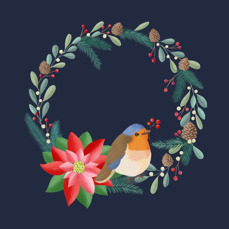 Weihnachtskranz personalisierbar mit deinem Text