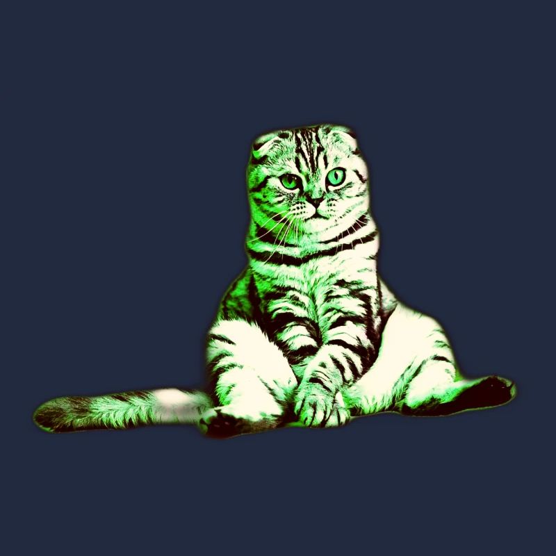 Chat vert cool