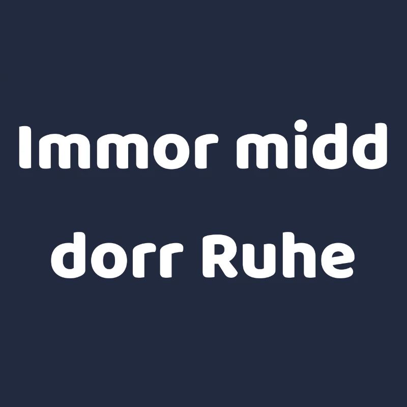 Immer mit der Ruhe auf Sächsisch