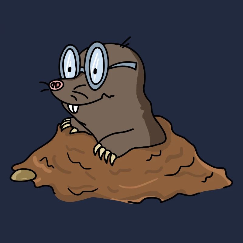 Drôle Cool Mole