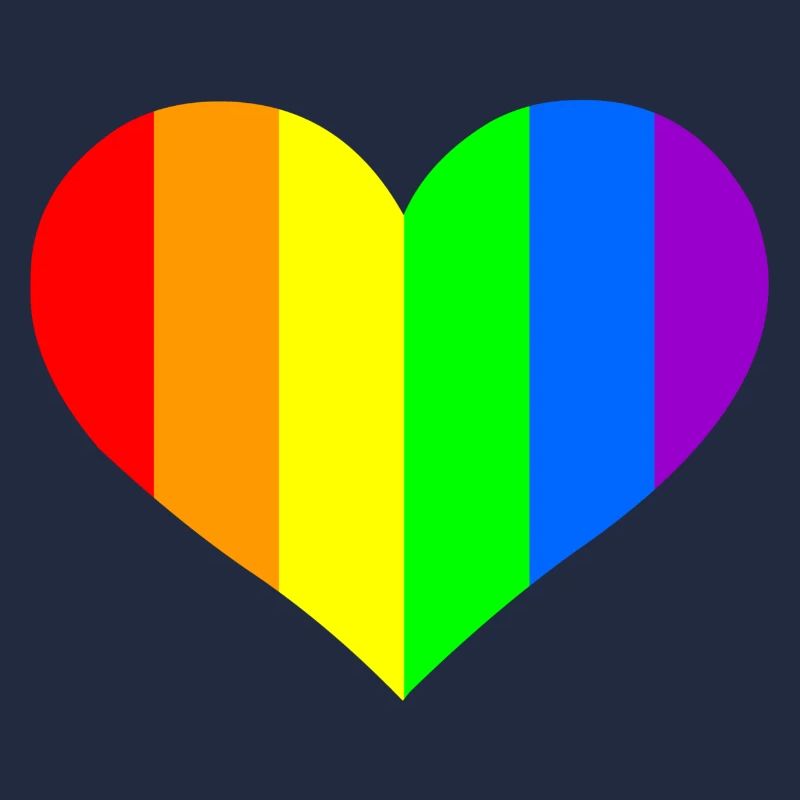 Regenbogen Herz
